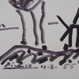 Pablo Picasso: Don Quixote, signed lithograph