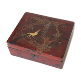 Japanese jewelry box Hiramaki lacquer