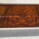 Walnut bed and walnut magnifying glass nineteenth century