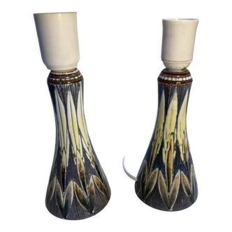 Paire de pied de lampes de chevet scandinaves 1950