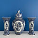 Fireplace trim vase delft made for royal sphinx by boch