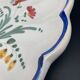 Round dish shape daisy Pattern Floral pattern in Italian ceramic – MMF17