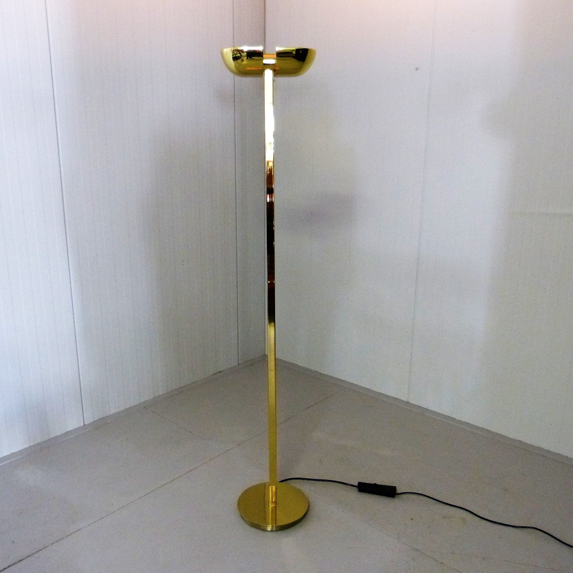 Brass floor lamp by Lumi italy 1970