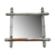 Miroir bambou ancien