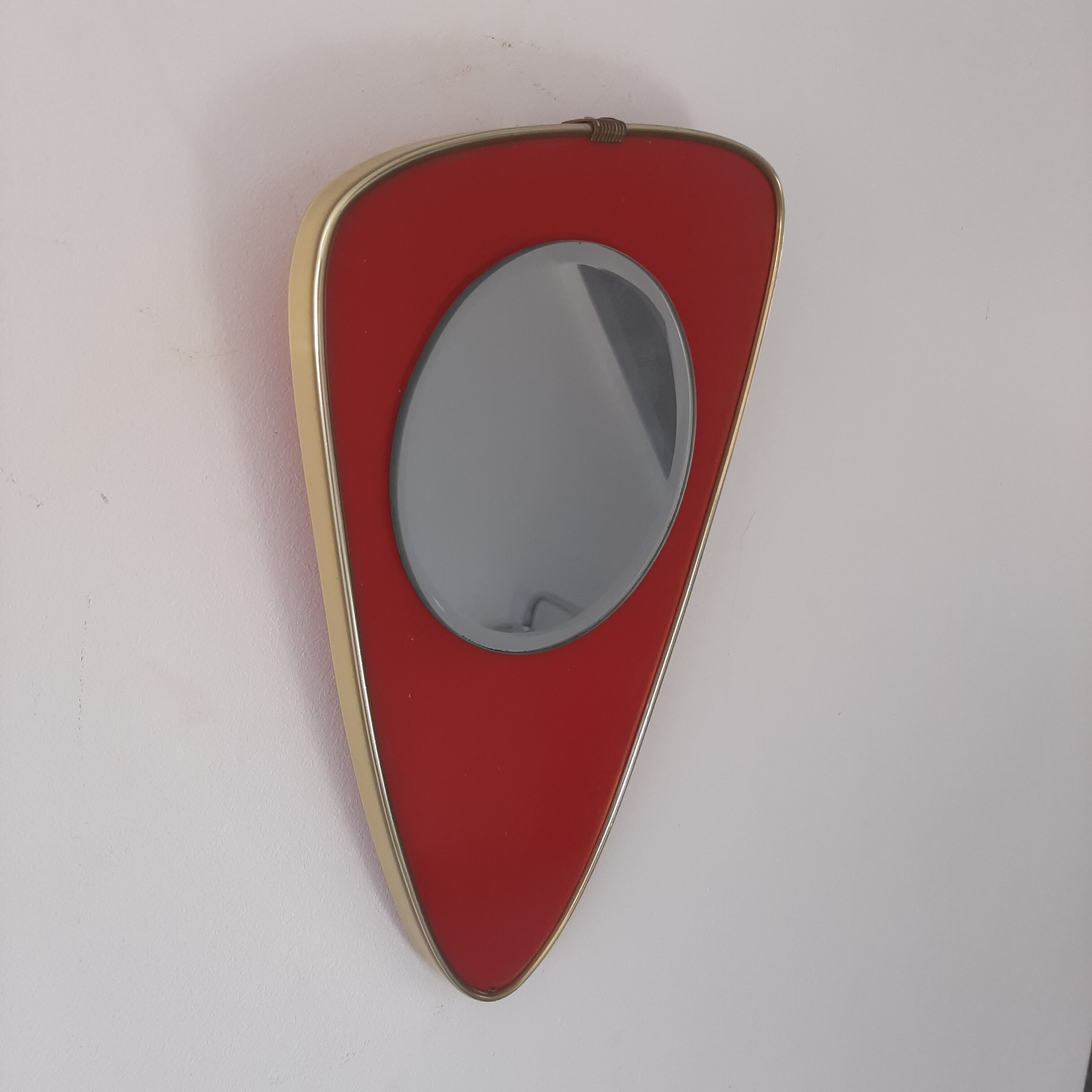 Miroir asymetrique vintage