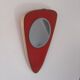 Miroir asymetrique vintage