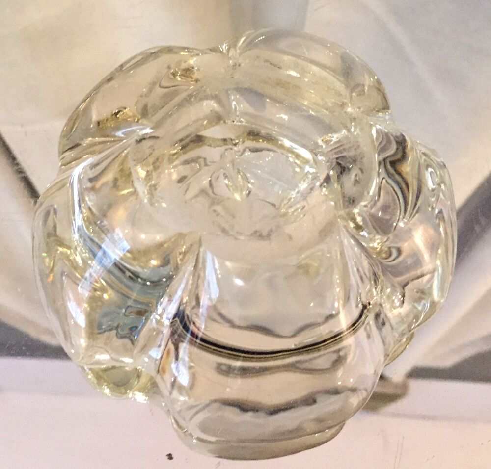 Pocket tray or candle holder in the shape of a flower Daum France
