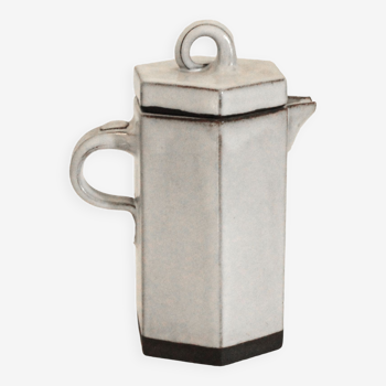 Hexagonal stoneware teapot 40cl • h15cm