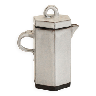 Hexagonal stoneware teapot 40cl • h15cm