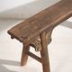 Antique Asian bench in navy blue tones (c.1870) #10
