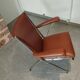 Folding chair attributed to A. Monpoix, modernist design, mid-century, vintage.