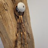 Wicker hanging pan