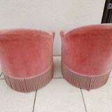 Lot de 2 fauteuils " crapaud"