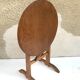 Old table target burgundy wood walnut