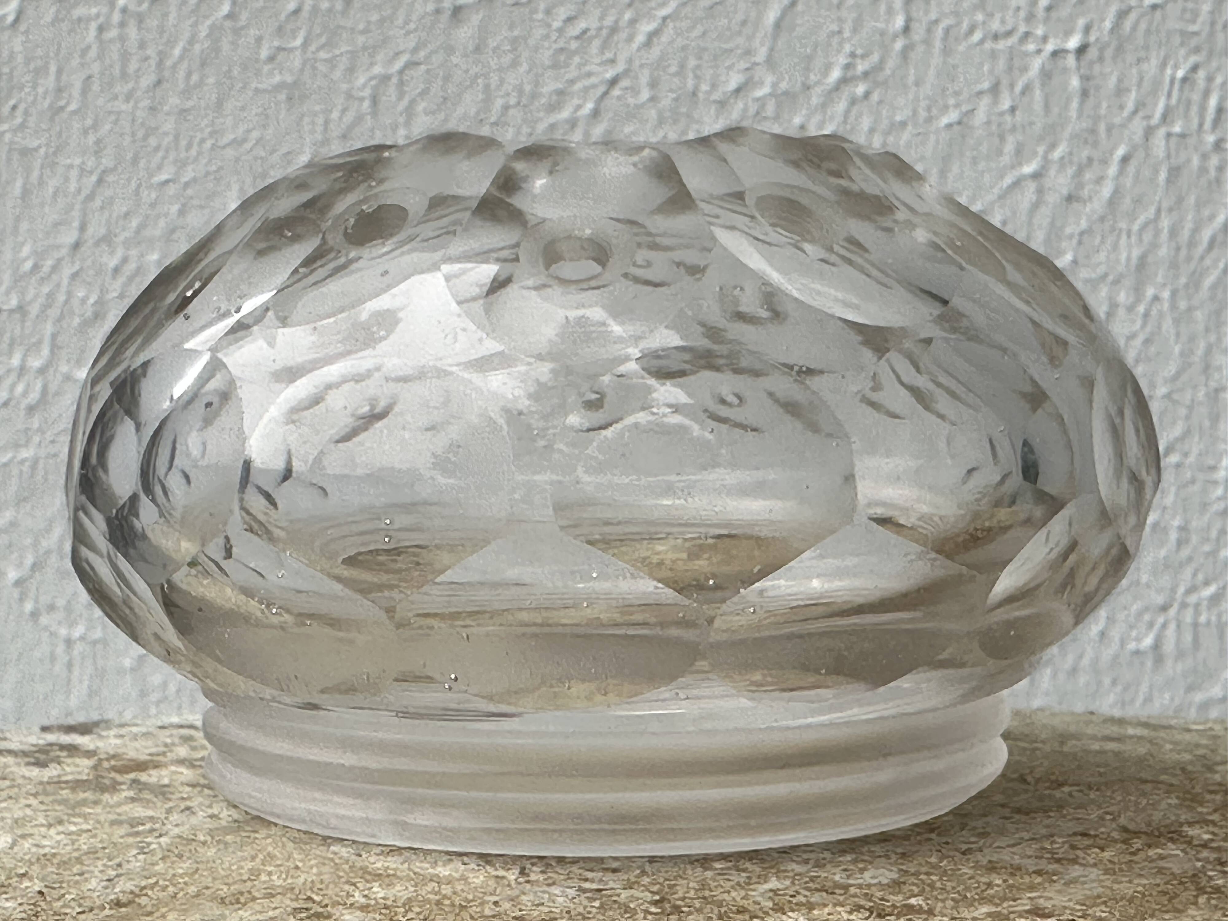 18th century crystal sugar shaker