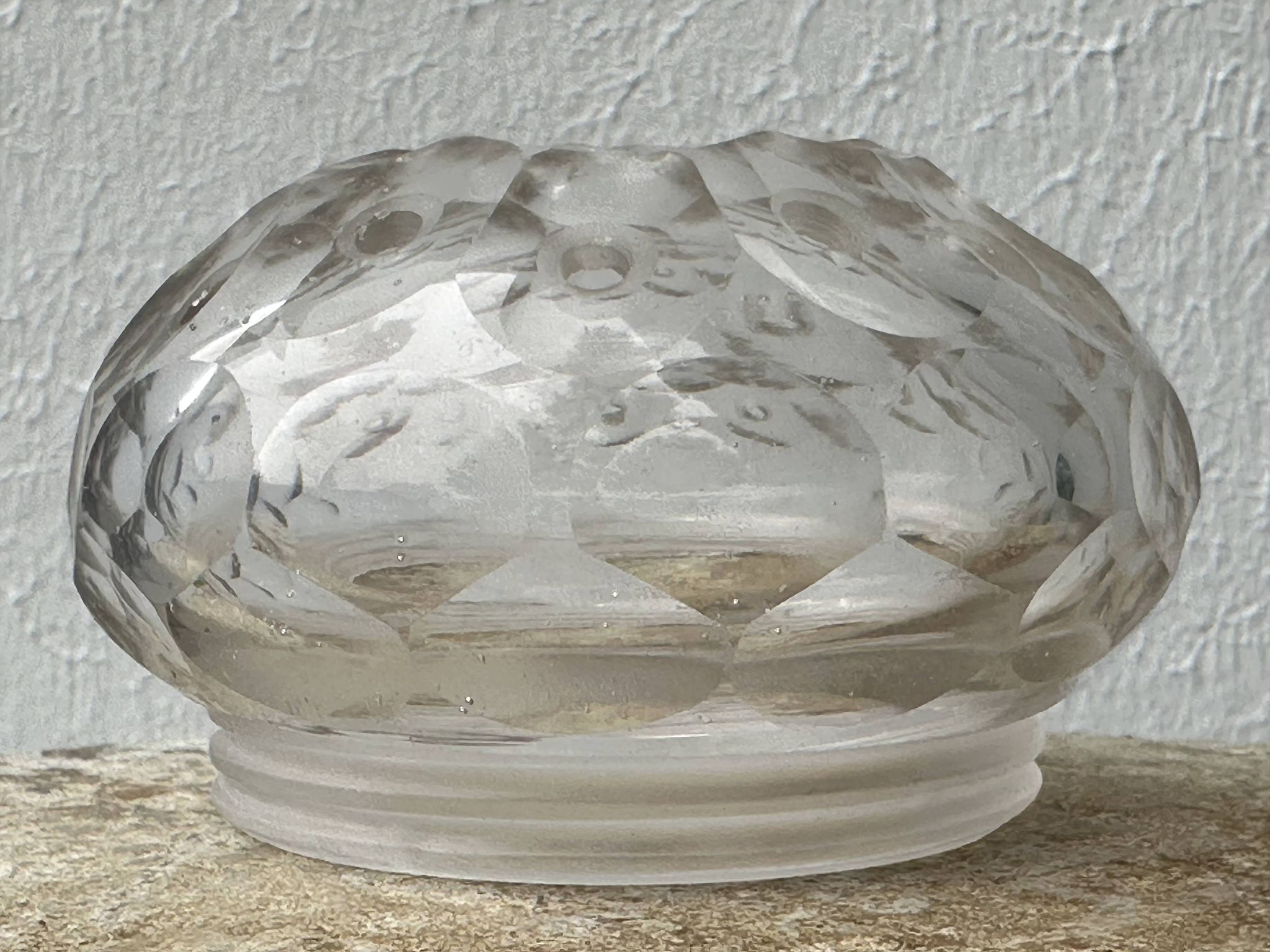 Saupoudreuse à sucre en cristal, XVIIIème siècle
