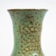 Eugène Lion, stoneware vase from Puisaye, Carriès school, turquoise glaze.