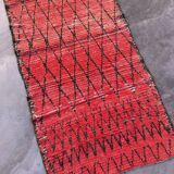 Red Boujad Moroccan rug - 95 x 235 cm