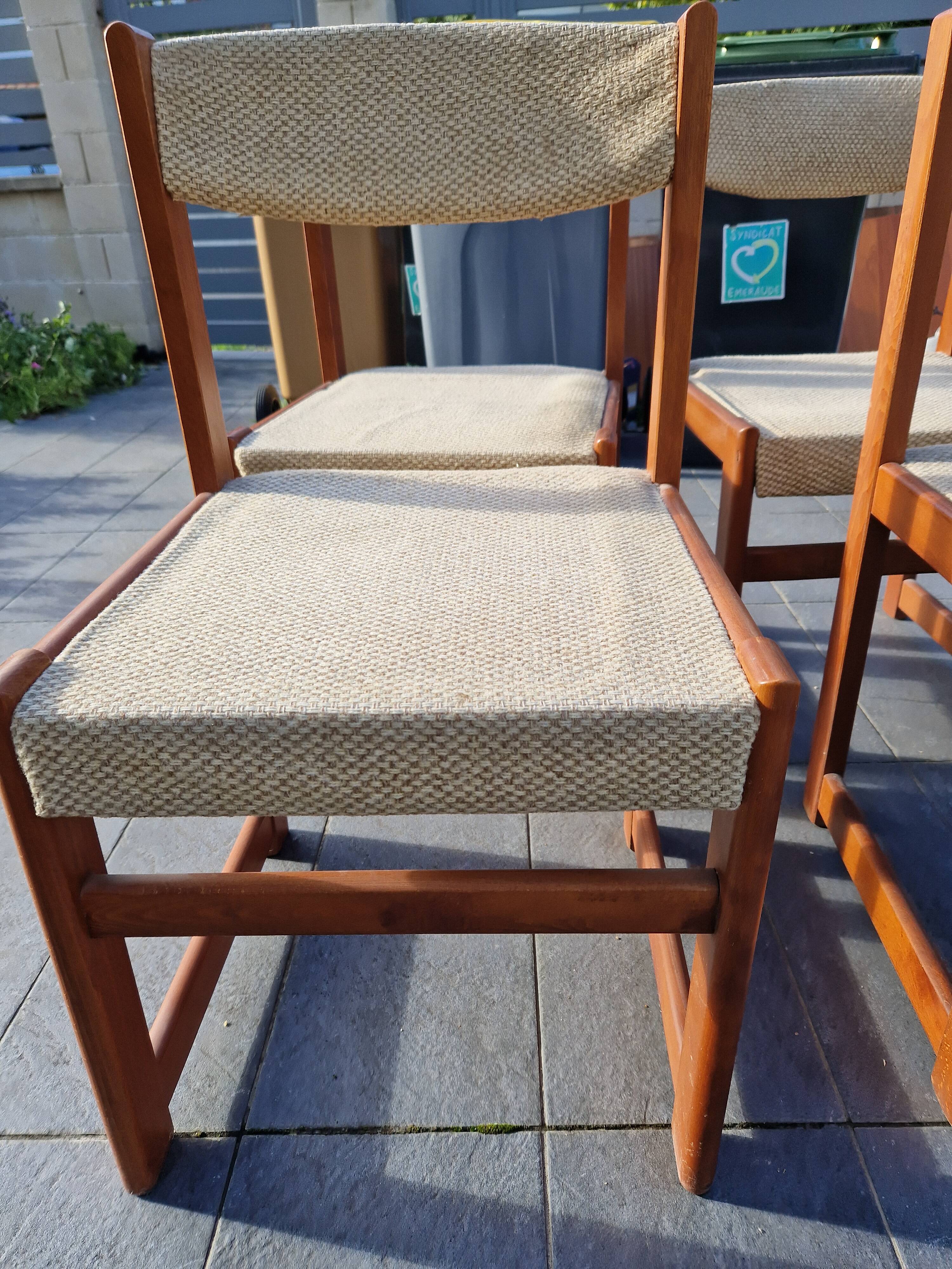 lot de 4 chaises