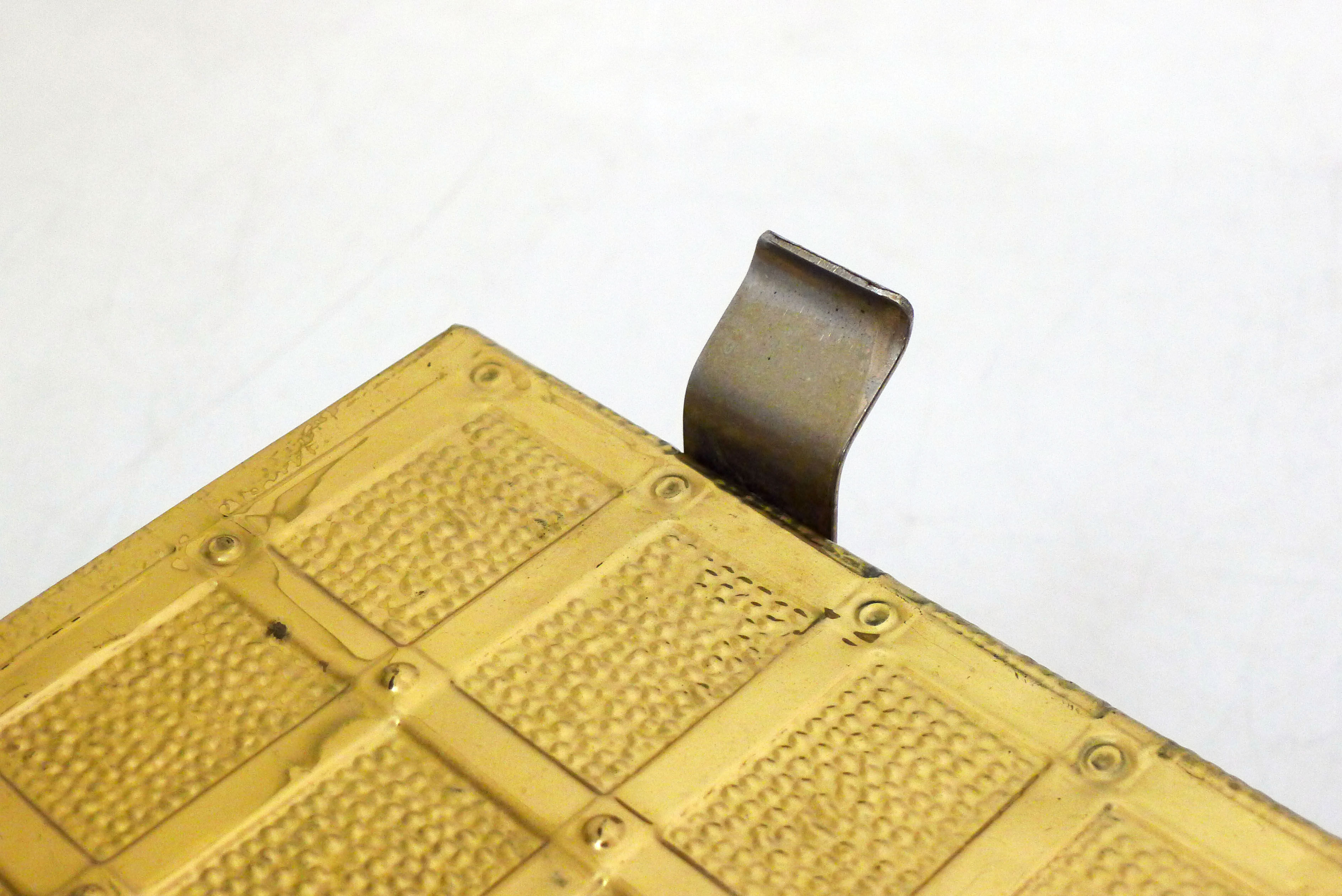 1960's brass magazine rack