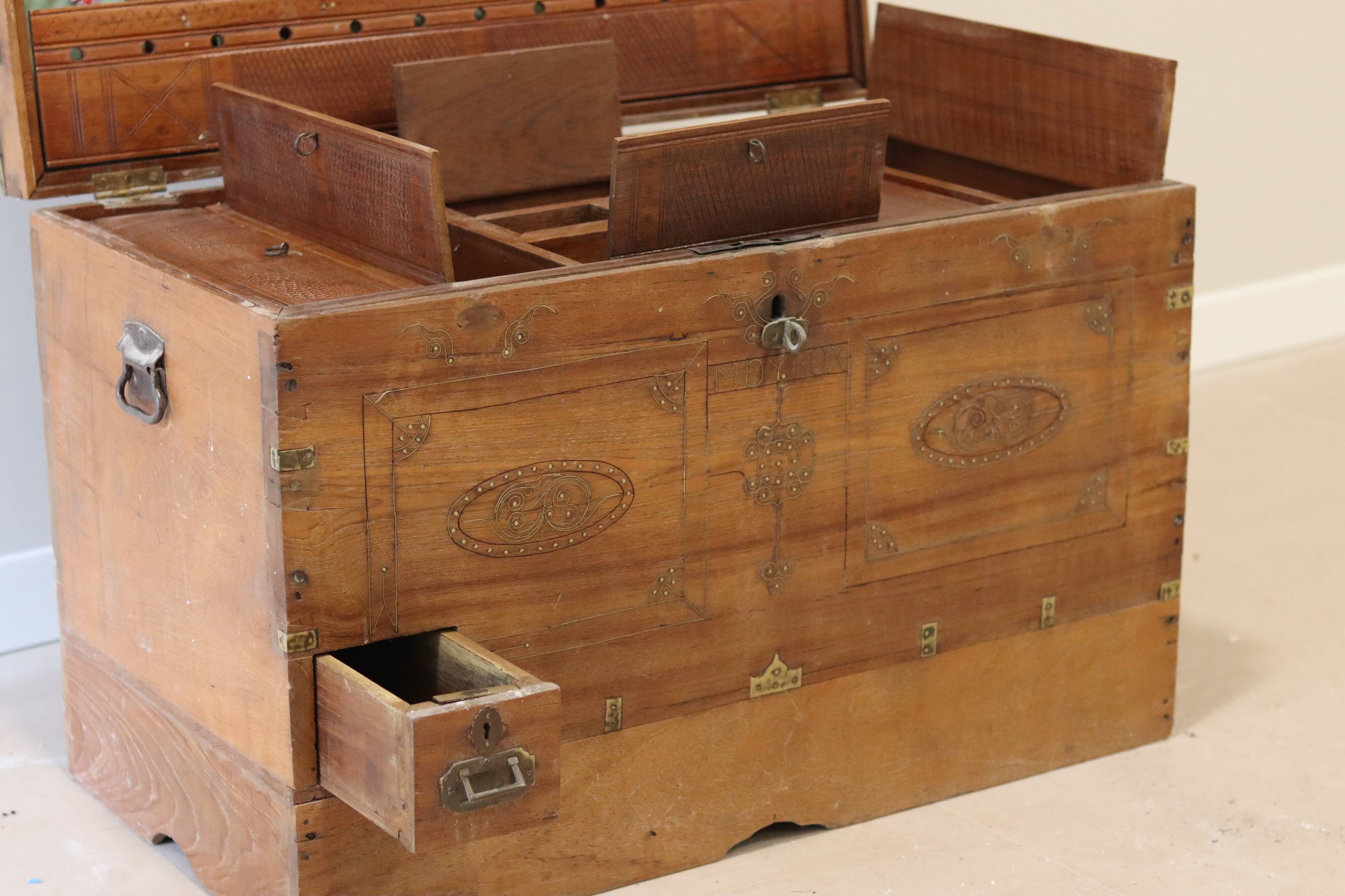 Wedding furniture - Small Indian wedding chest