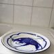 Chinese metal plate enamelled carp Koi