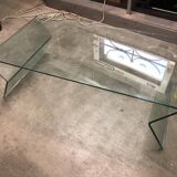 Glass coffee table