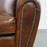 Cowhide Leather Design Armchair
