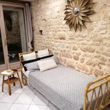 Rattan bed