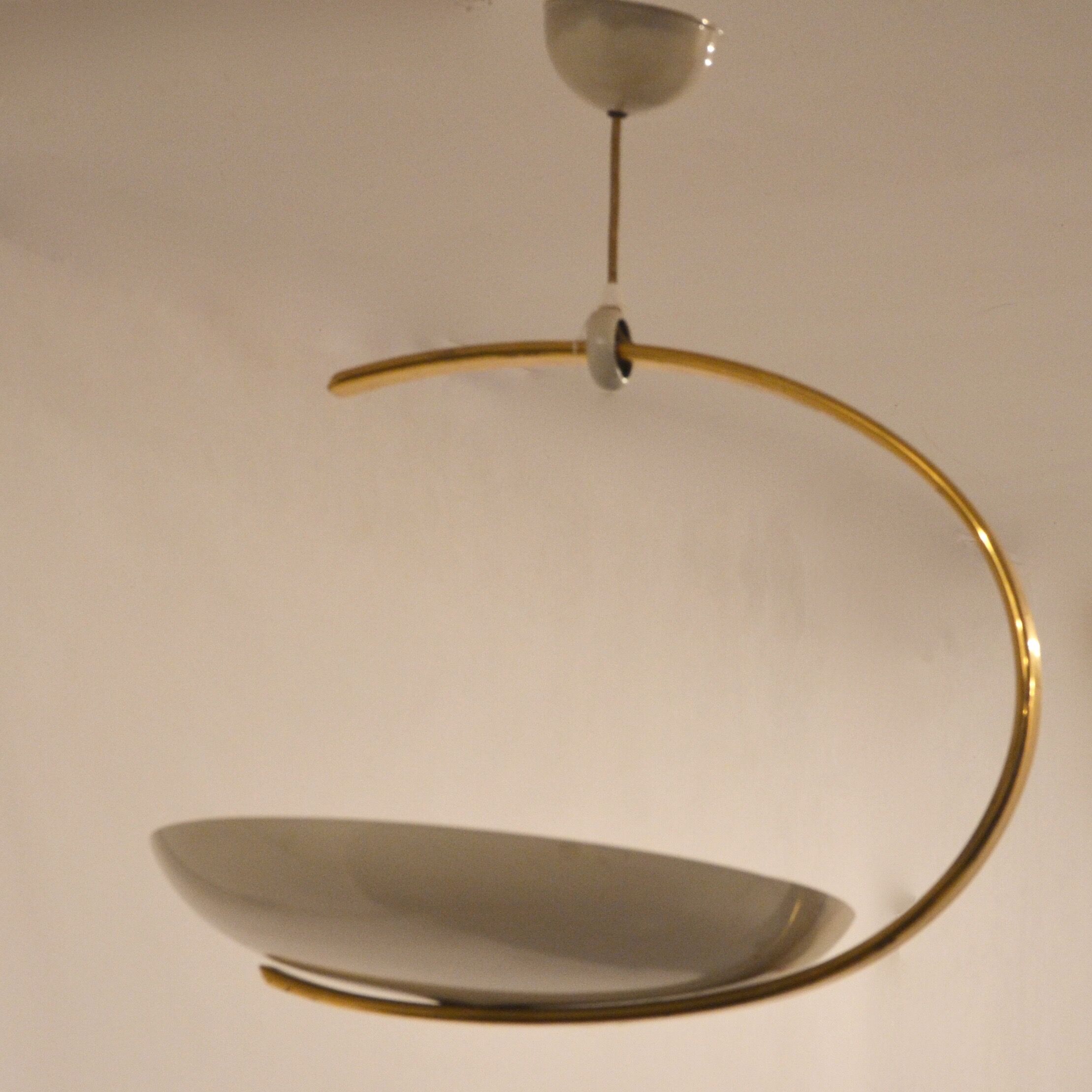 White and gold hanging