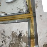 Table basse chrome laiton Romeo Rega