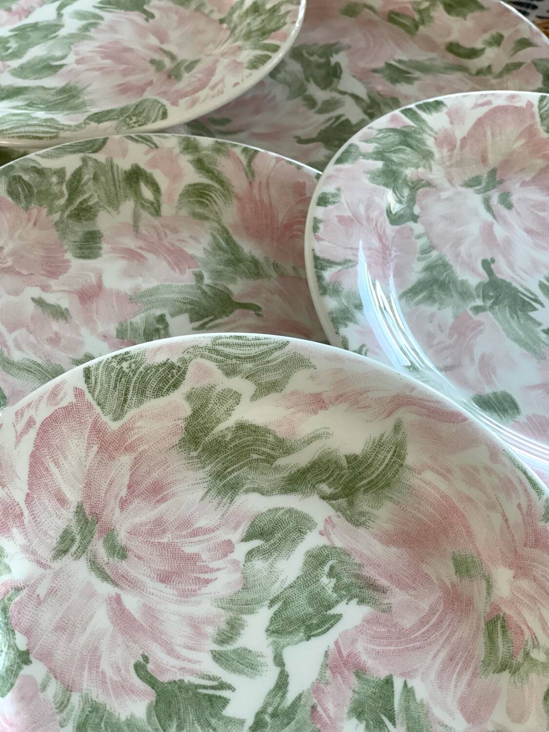 6 Quadrifoglio dessert plates.