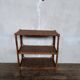 Vintage rattan bamboo wicker bookshelf