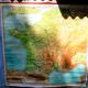 School poster map of France 60s