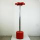 Porte-manteau rouge en plastique et chrome VIP par Lucci et Orlandini pour Velca Italie