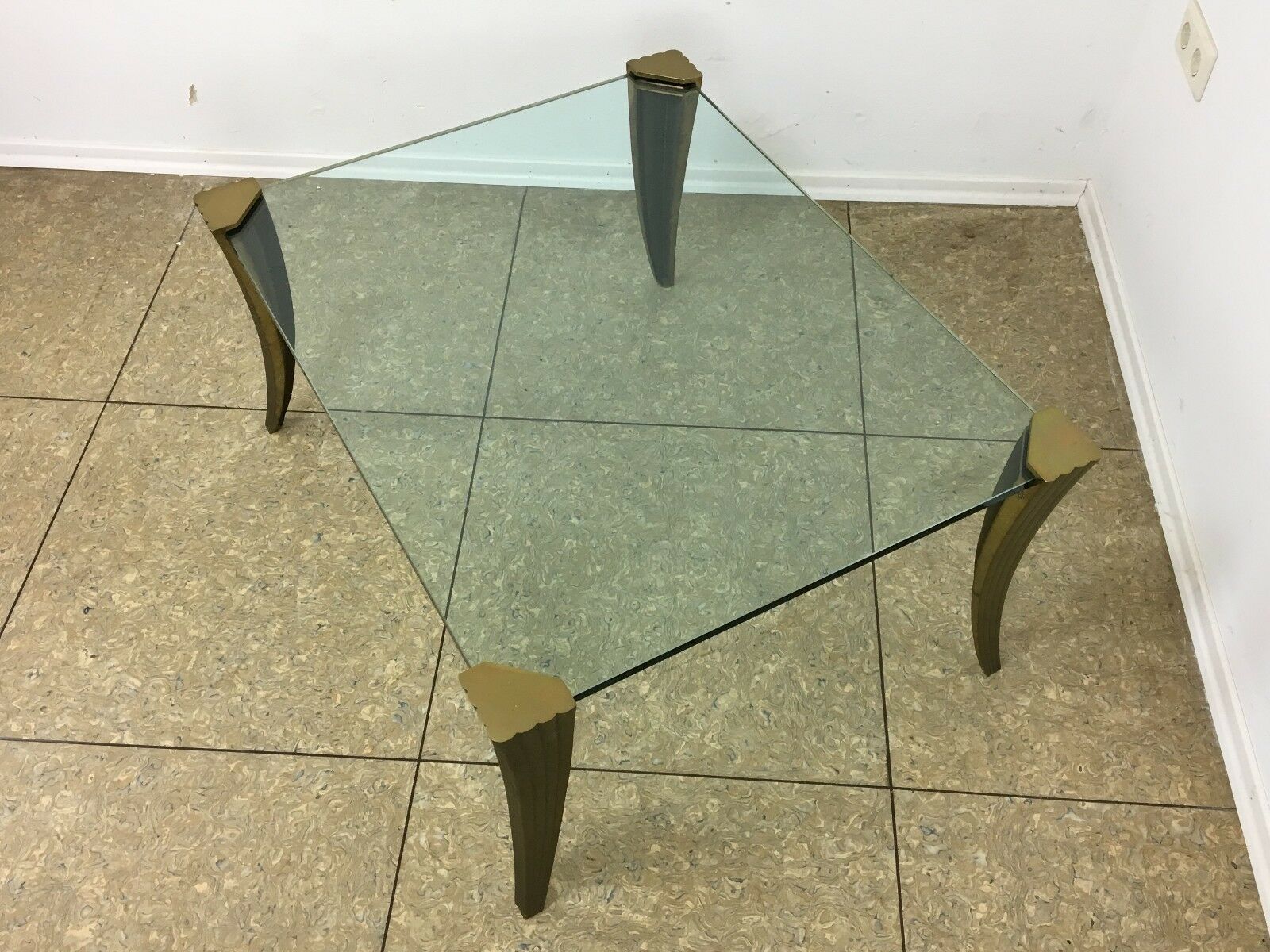 Bronze coffee table by Peter Ghyczy 60/70