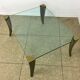 Bronze coffee table by Peter Ghyczy 60/70