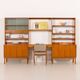 Free standing wall unit with a desk by bertil fridhagen, sweden, 1960s