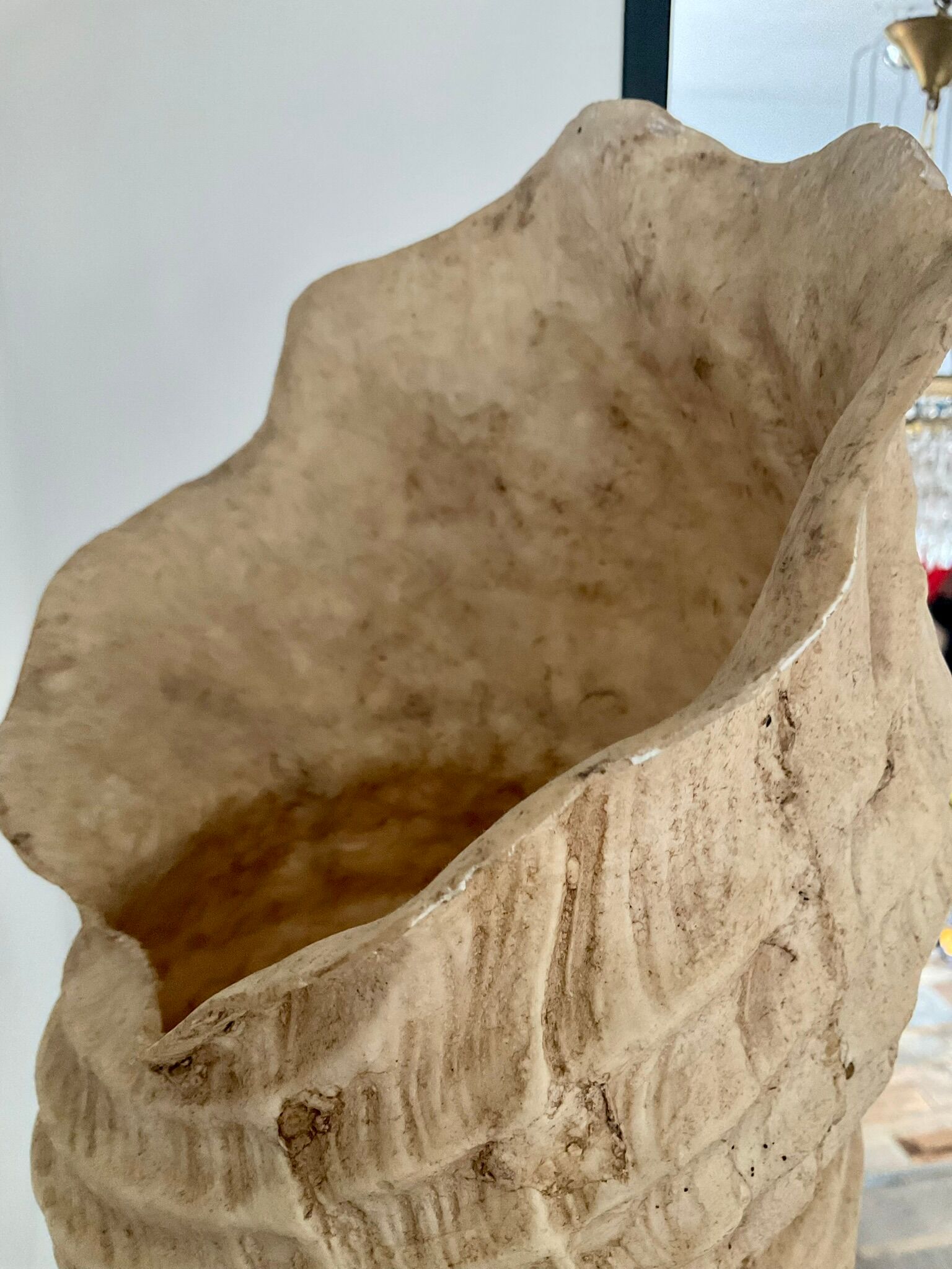 Floor lamp Shell "Ariell" by IIhan Koman 80s