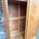 Vintage sliding door wardrobe, antique wardrobe furniture