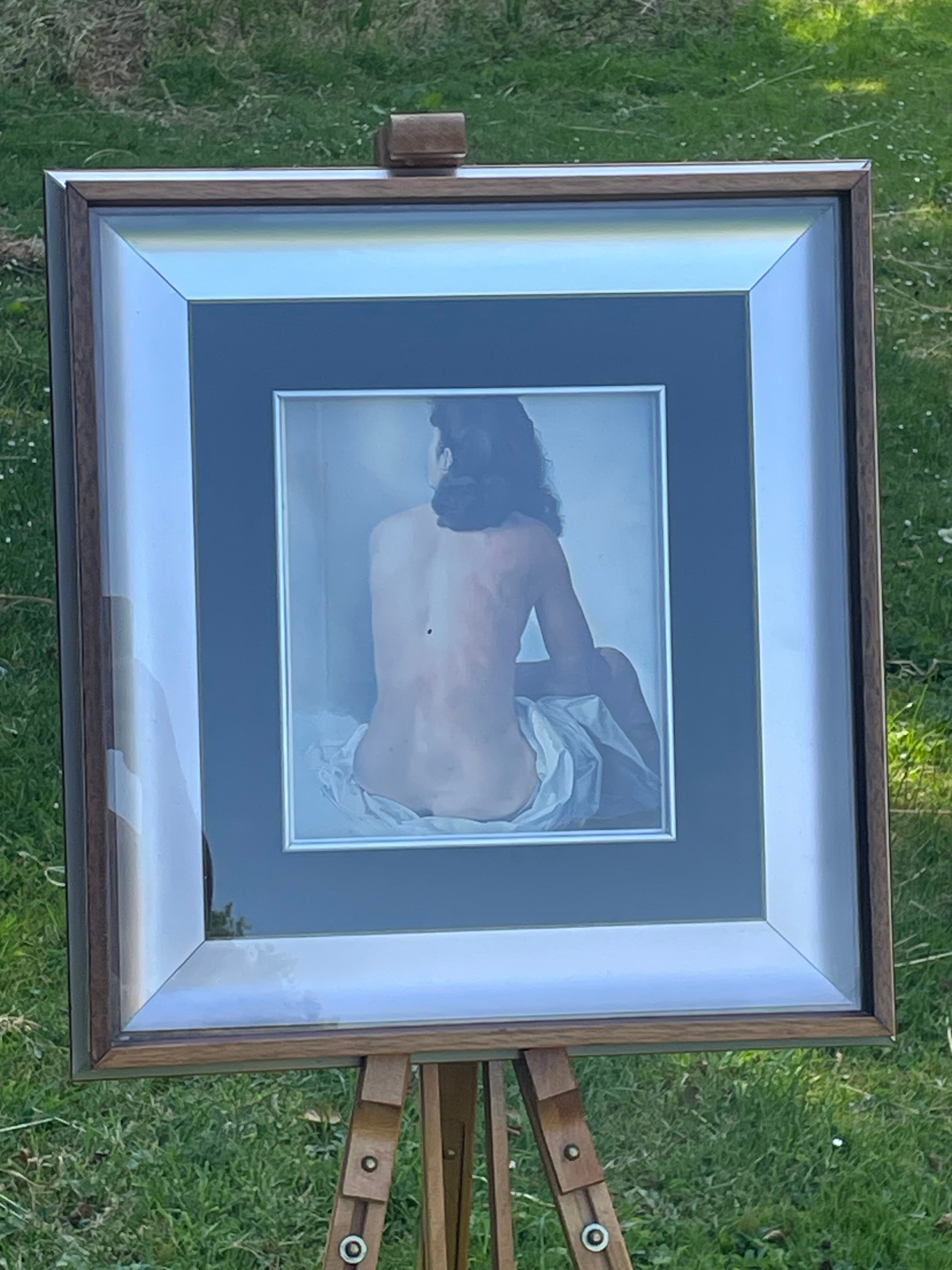 Polished steel frame and glass year 70 - aquati patent