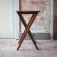 Table d'appoint pliante en bois
