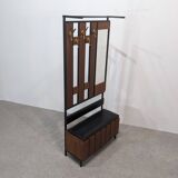 Mid-century wardrobe with chest and mirror 1960s