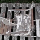 Wooden rocking horse