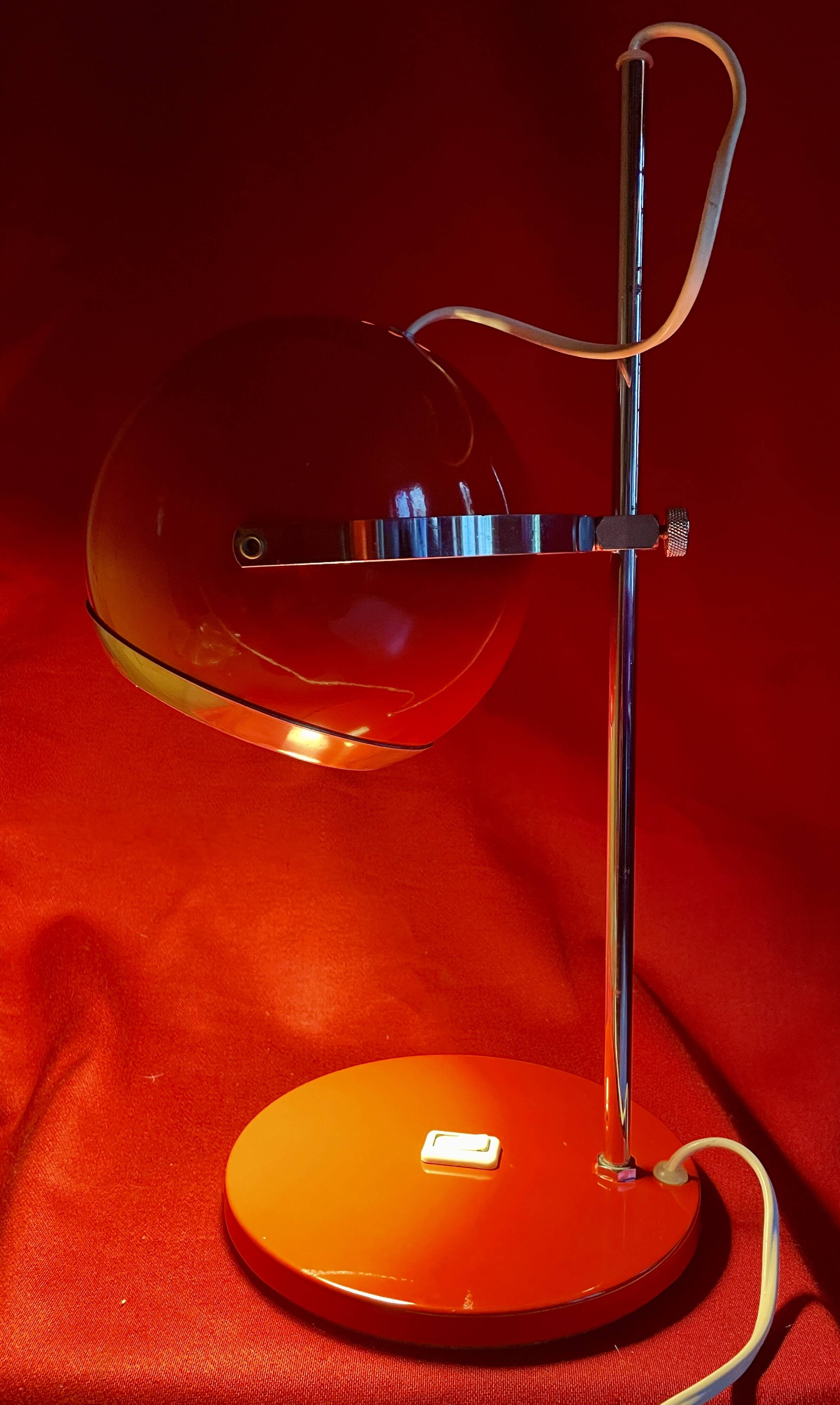 Large Eyeball lamp, vintage, from the 70s