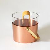 Seau à glace suédoise en cuivre par Ystad Metall