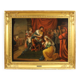 French painting of the 19th century: Solomon and the Queen of Sheba