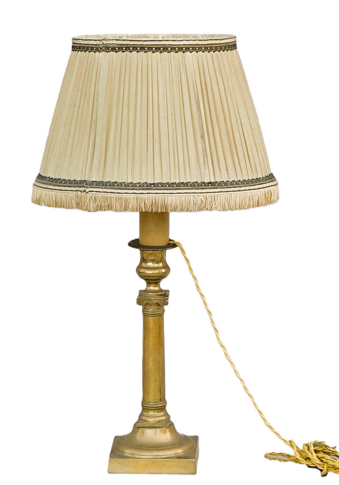 Candle holder mounted as a lamp