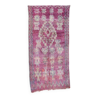 Boujad. tapis marocain vintage, 132 x 268 cm