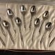 12 mocha spoons or coffee in Ercuis silver metal in their original box